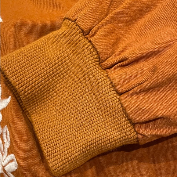 Knox Rose Rust Bomber Jacket with White Embroidery - Picture 5 of 6